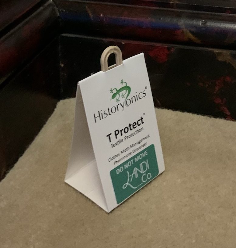 T-Protect pheromone. webbing clothes moth treatment. pest treatment. conservation