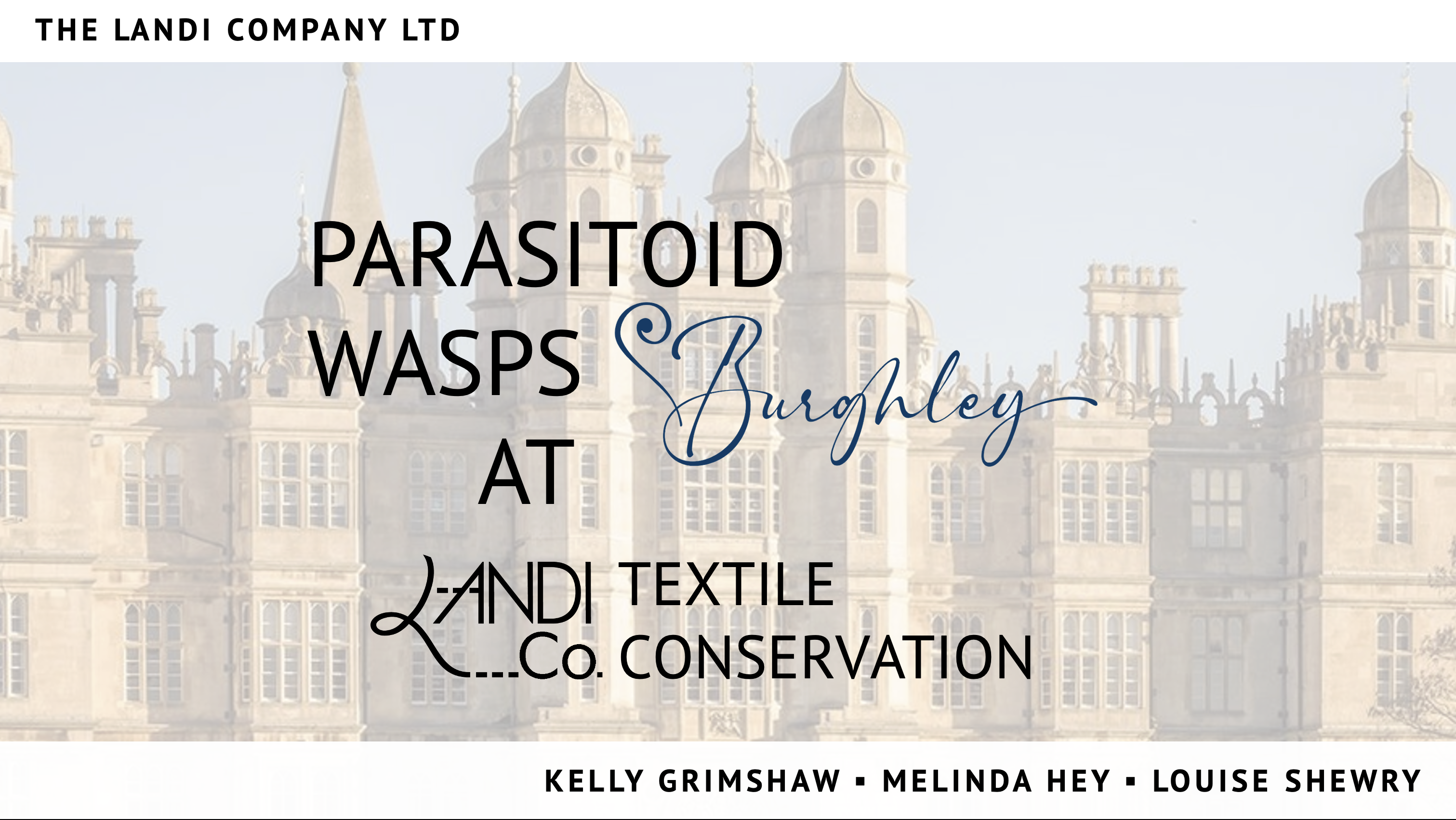 parasitoid wasps. burghley house. IPM. pest treatment. conservation